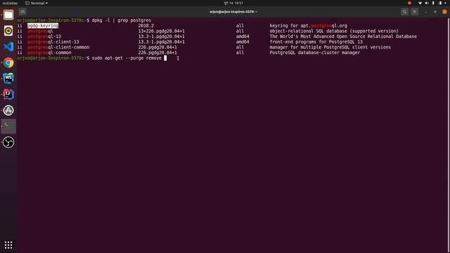 How To Uninstall PostgreSQL || Ubuntu 20.04  LTS