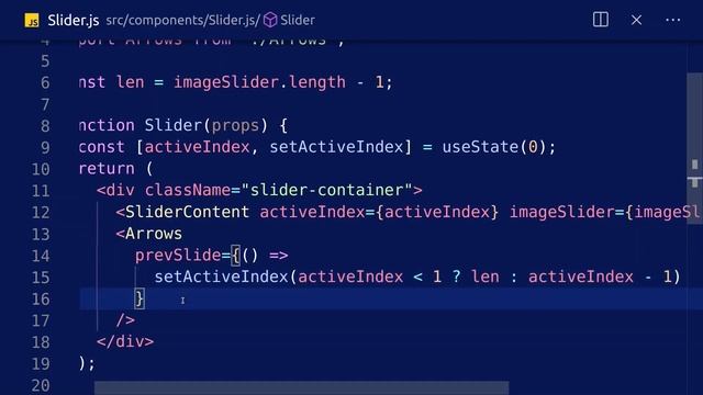 Build a React Carousel Image Slider | React JS Hooks смотреть онлайн