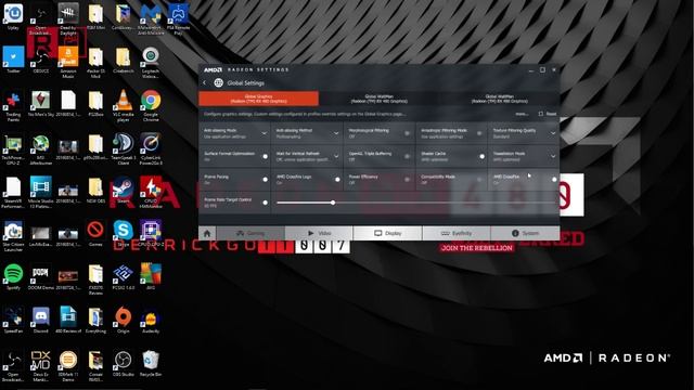 Crossfire On/Off locations AMD Radeon settings смотреть онлайн