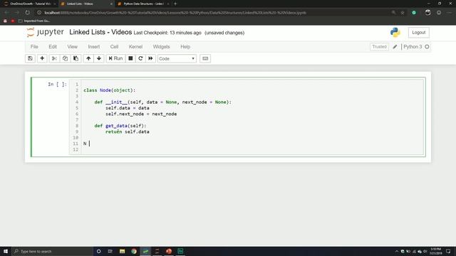 Linked List in Python | Part One смотреть онлайн