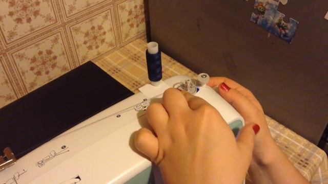 Как намотать нить на шпульку #намотка нити на шпульку смотреть онлайн