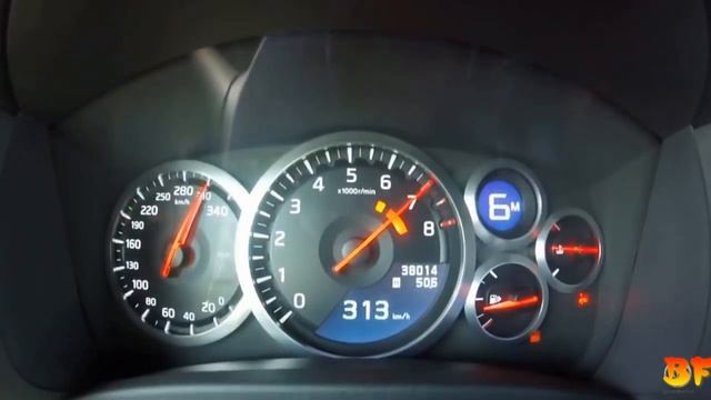 Acceleration NISSAN GTR R35 1600HP - 0-336 Km/h