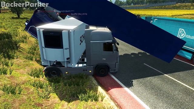 Euro Truck Simulator 2 Multiplayer: IDIOTS on the Road | Random & Funny Moments | #43 смотреть онлайн