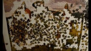 Сборка пазлов картины "Богатыри" В.Васнецова