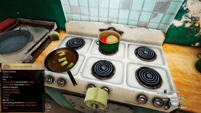 Cooking Simulator EP240: [Shelter DLC][5-Stars Attempt] Recipe 36 - Vegetarian Pea Soup смотреть онлайн