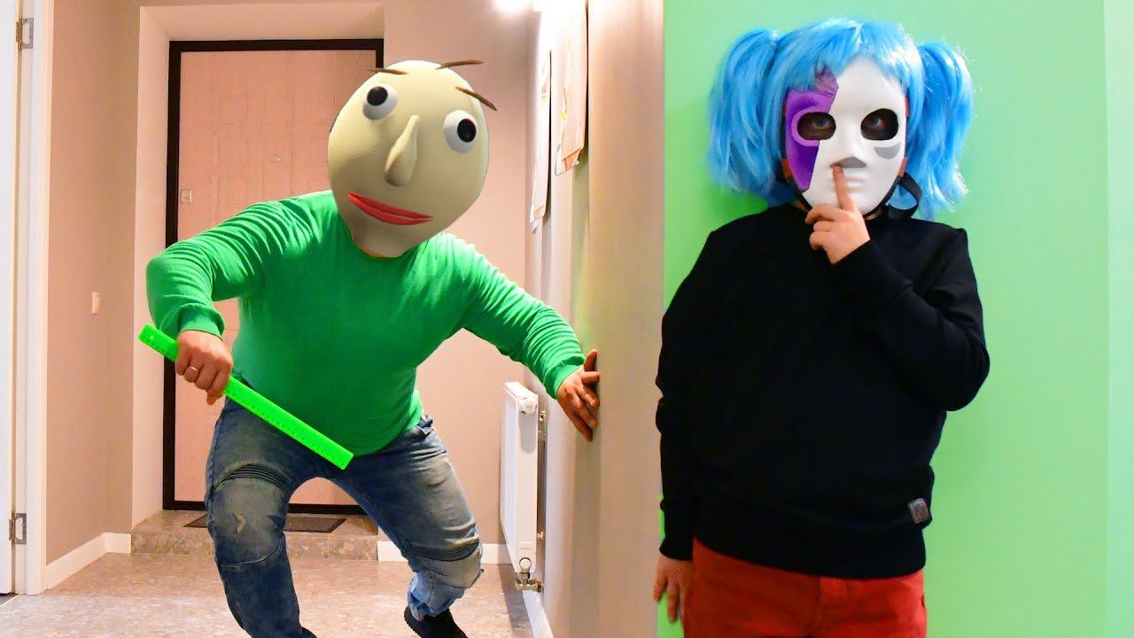 Салли Фейс ПРОТИВ Балди! Пять ночей в школе с учителем Балди! смотреть онлайн