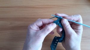 Узор крючком. Зигзаг.