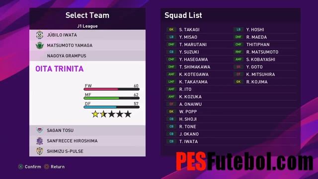 PES 2020 J League Option File смотреть онлайн