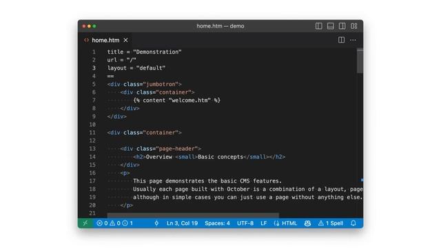 Introducing October CMS смотреть онлайн