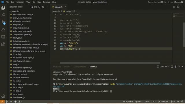 How to make String using Constructor in javascript || What is string in javascript for beginners смотреть онлайн