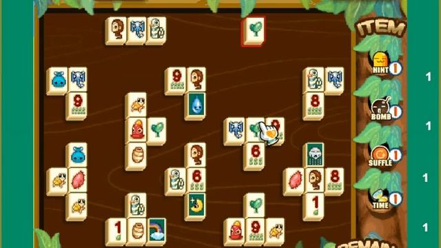 Игра Маджонг Животные смотреть онлайн
