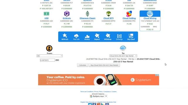 ОБЛАЧНЫЙ МАЙНИНГ С ЕОБОТ. МОЩНОСТИ БЕЗ ВЛОЖЕНИЙ, КАКОВ РЕЗУЛЬТАТ?CLOUD MINING WITH EOBOT смотреть онлайн