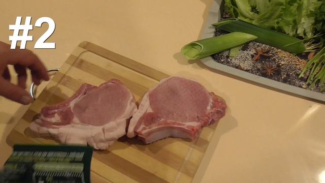 Свиной стейк с соусом терияки и овощным гарниром #2 смотреть онлайн