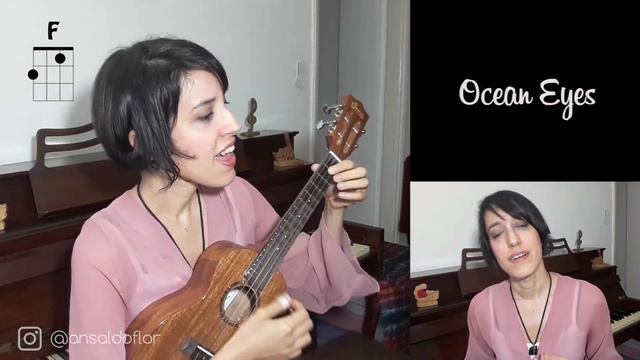 OCEAN EYES Billie Eilish - UKULELE PLAY ALONG Chords