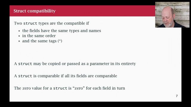 Go Class: 12 Structs, Struct tags & JSON смотреть онлайн