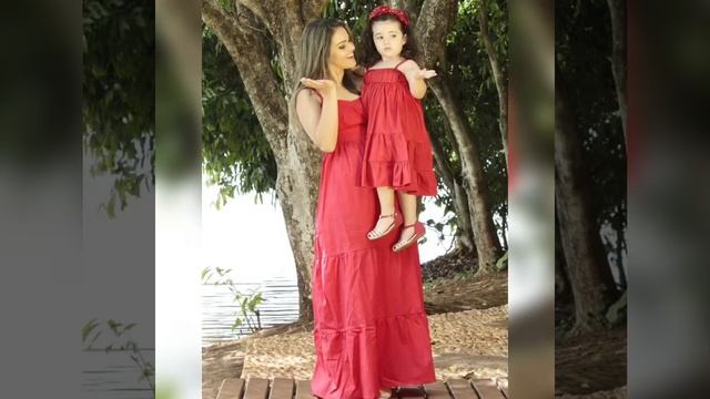 МАМА И ДОЧКА ОДИН СТИЛЬ НА ДВОИХ | ПЛАТЬЯ ДЛЯ МАМЫ И ДОЧКИ | MATCHING MOTHER DAUGHTER DRESS смотреть онлайн