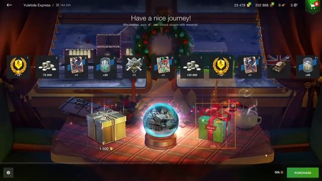 YULETIDE EXPRESS / X-MAS EVENT 2020 / WOT Blitz смотреть онлайн