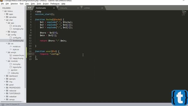 #8 - Chat - Ventana modal CSS y Funciones php y ajax смотреть онлайн