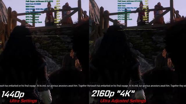 Witcher 3: Wild Hunt (2015) - I5 6500 / GTX 1070 "OC" Performance Test, 1440p 2160p "4K" смотреть онлайн