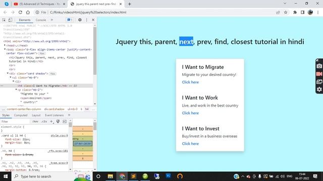 Jquery this, parent, next, prev, find, closest tutorial in Hindi. Learn Jquery in Hindi. @rinkuverm смотреть онлайн