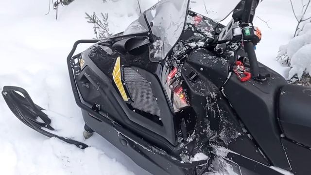 Ставр Стелс снегоход устранение конструктивного недочёта, выехал на родник смотреть онлайн