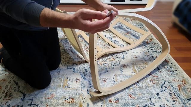 IKEA Poang Rocking Chair Assembly смотреть онлайн
