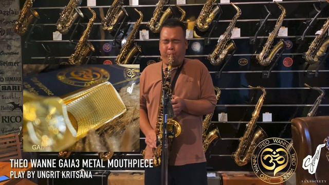Theo Wanne Gaia3 Metal Mouthpiece Review by Ungrit Kritsana (Just the way you are Cover) смотреть онлайн