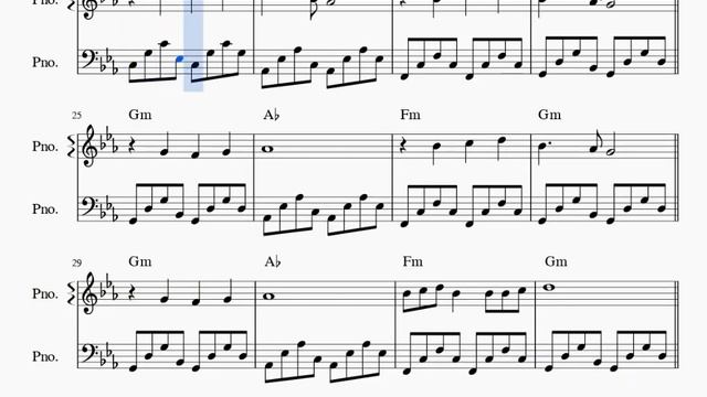 KALBİMDEKİ SANCI -DUDAKTAN KALBE DİZİ MÜZİĞİ -TOYGAR IŞIKLI-PİYANO NOTALARI-flüt Eşlikli