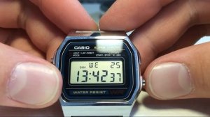 Настройка часов CASIO ALARM CHRONO