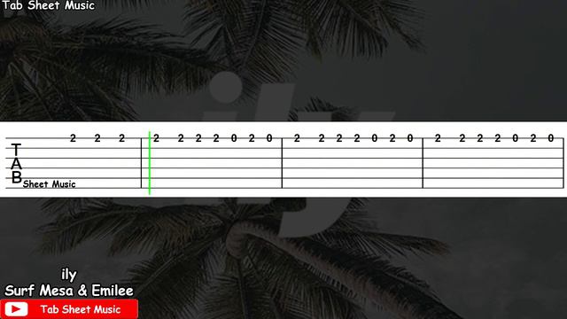 Surf Mesa feat. Emilee - ily (i love you baby) Guitar Tutorial смотреть онлайн