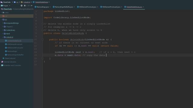 Java Technical Interview - Removing Middle Element from LinkedList смотреть онлайн