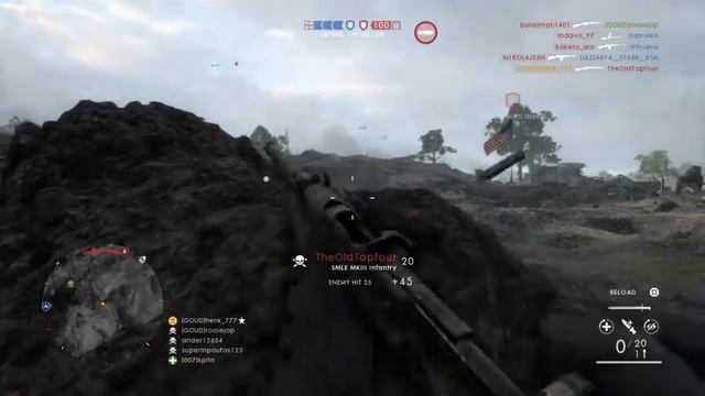 9 kills SMLE mk3 100% accuracy смотреть онлайн
