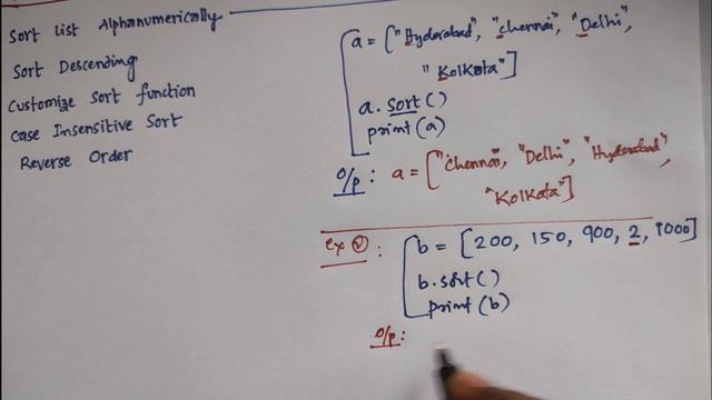 28a. Python || List || Sort - Part 1 смотреть онлайн