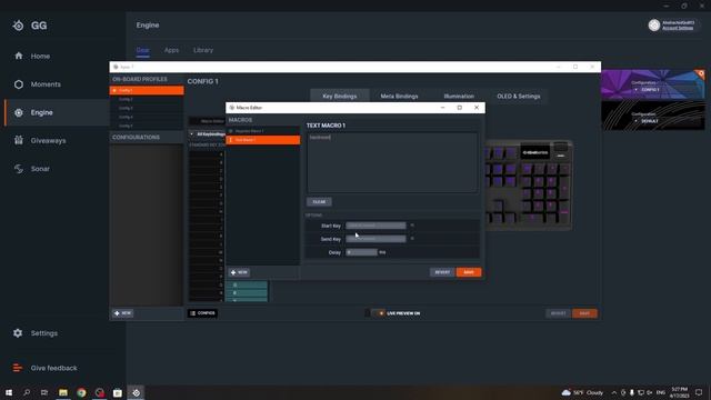 Macros Tutorial Steelseries Apex 7 | How To Create & Use Macros смотреть онлайн