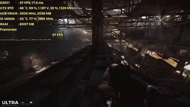 ESCAPE FROM TARKOV GTX 970 | FRAME-RATE BENCHMARK TEST | 1080p/Ultra/Max Settings смотреть онлайн
