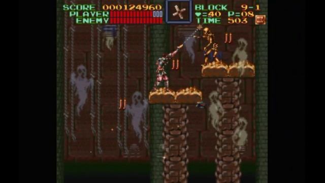 Super Nintendo (Snes) 16-bit Super Castlevania IV Stage 9