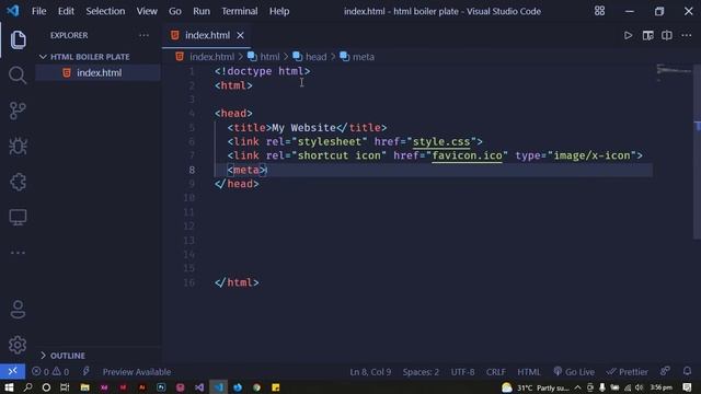 HTML Boilerplate in Visual Studio Code: Quick Start Guide смотреть онлайн