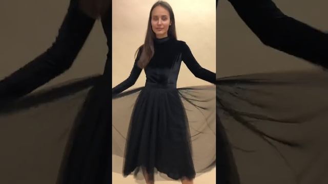 Платье на выпускной (бархат и Фатин) смотреть онлайн