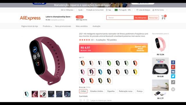 HIPER PROMOÇÃO ALIEXPRESS / MUITOS DESCONTOS em SMARTWATCHES - Confira! смотреть онлайн