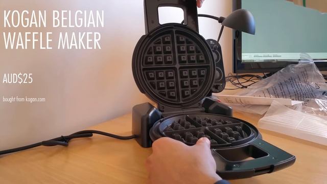 Kogan Belgian Waffle Maker Unboxing and Review смотреть онлайн
