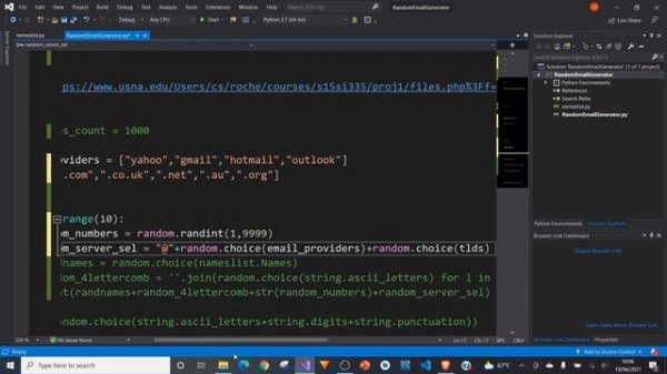 Build a Random Email Generator in Python