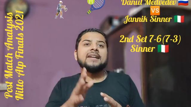 Daniil Medvedev Vs Jannik Sinner | 2021 Nitto ATP Finals Red | Group Post Match Analysis Vikas Kohl