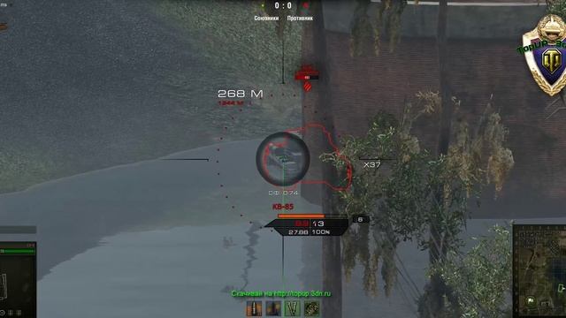 Мод Battle Assistant - улучшенная система прицеливания для арты World of Tanks смотреть онлайн