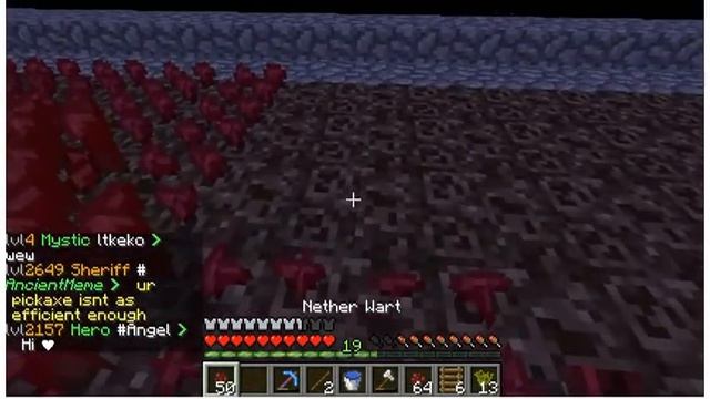 SKYBLOCK # 17 How To Harvest All Netherwart Using Water Bucket (Minecraft) - BattleAsya Server