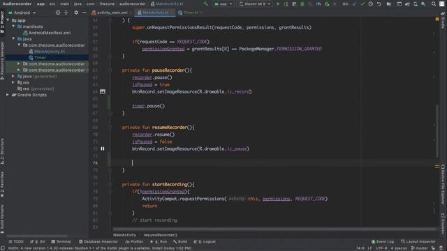 Audio Recorder #4: Timer with Handler in Android Studio смотреть онлайн