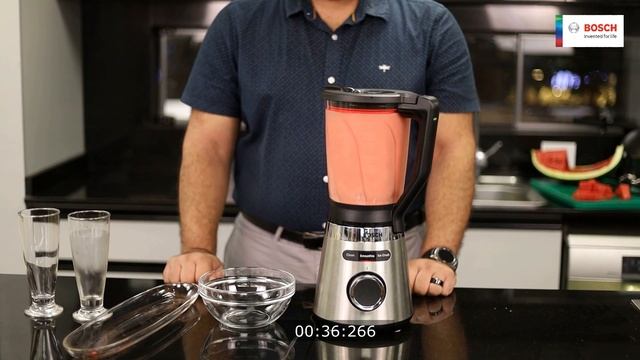 طريقة عمل سموزي البطيخ بخلاط Vitapower من بوش смотреть онлайн