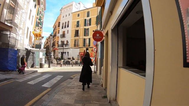 Palma de Mallorca Spain Walking 2022 🇪🇸 La Rambla, Plaza Mayor, City Walking Tour смотреть онлайн