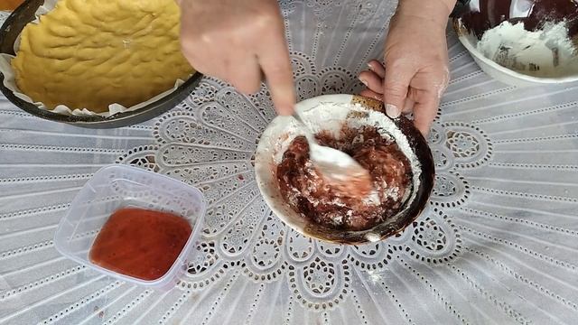 Пирог со сливовым вареньем  #пирог  #пирог_с_вареньем  #готовим_дома