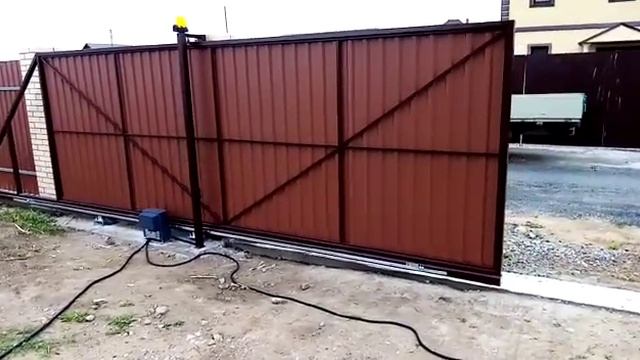 Автоматические раздвижные ворота смотреть онлайн