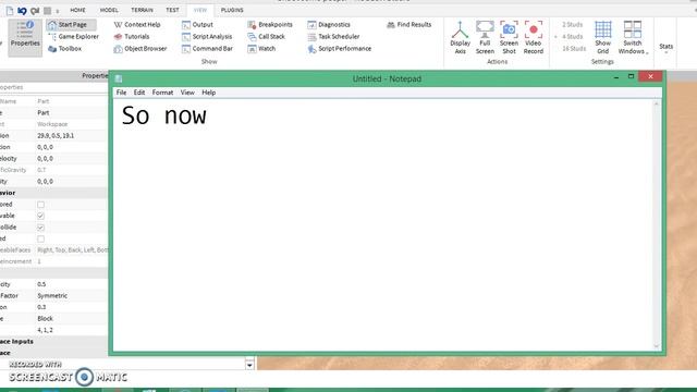 How-to make a part thin in ROBLOX Studios смотреть онлайн